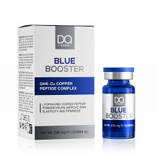 DQ Blue Booster professional skin revitalizing booster packaging and product presentation.